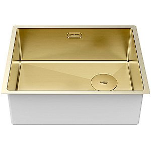 Кухонная мойка Paulmark Next-Skew 54 PM885444-LG светлое золото купить в интернет-магазине сантехники Sanbest