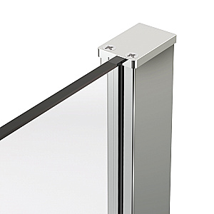 Душевой уголок Vincea Stella 140х80 VSR-1ST8014CLG стекло прозрачное/профиль золото брашированное купить в интернет-магазине Sanbest