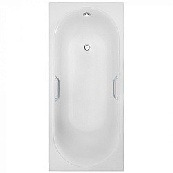 Ванна Delice Dolce DLR330060R-G 170х80 белая/ручки хром купить в интернет-магазине Sanbest