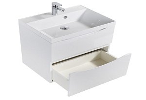 Тумба с раковиной BelBagno MARINO H60-2C-SO-BL-P 90 Bianco Lucido для ванной в интернет-магазине Sanbest