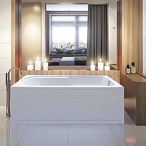 Ванна акриловая BAS Тесса Стандарт Плюс ВС 00018 140х70 купить в интернет-магазине Sanbest