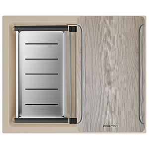 Кухонная мойка Paulmark Lumi-Multi Sink 55 LU-MULTI 55-LA латте купить в интернет-магазине сантехники Sanbest