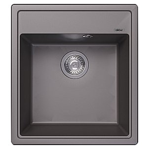 Кухонная мойка Abber Quarz 46х51 AQ2901G серая матовая купить в интернет-магазине сантехники Sanbest