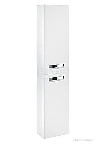 Шкаф - колонна Roca The Gap белая матовая для ванной в интернет-магазине сантехники Sanbest