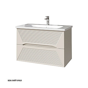 Тумба с раковиной Caprigo Modo-Terza 80 с интегрированной ручкой, цвет на выбор для ванной в интернет-магазине Sanbest