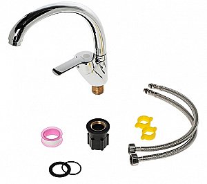 Смеситель для кухни Orange Prim M42-002cr купить в интернет-магазине сантехники Sanbest