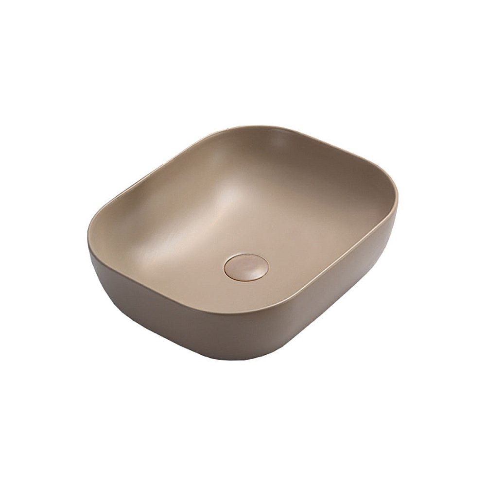 Раковина накладная Vincea 50,5 VBS-101MC капучино матовый купить в интернет-магазине Sanbest