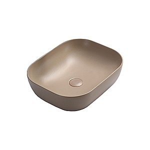 Раковина накладная Vincea 50,5 VBS-101MC капучино матовый купить в интернет-магазине Sanbest