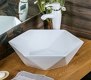 Раковина Melana A482A A482A-803 белая купить в интернет-магазине Sanbest