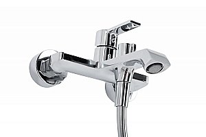 Смеситель для ванны и душа BelBagno AURORA-VASM-CRM хром купить в интернет-магазине сантехники Sanbest