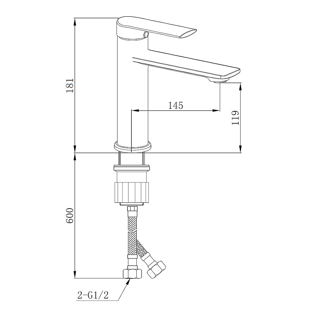 Смеситель для раковины Boch Mann MIMI BM8591 купить в интернет-магазине сантехники Sanbest