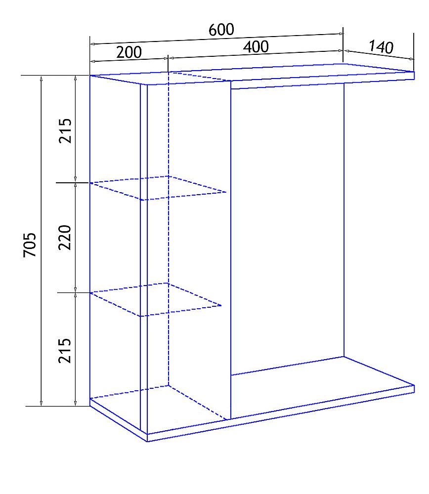 Зеркало со шкафом Loranto Дина 60 белый купить в интернет-магазине сантехники Sanbest
