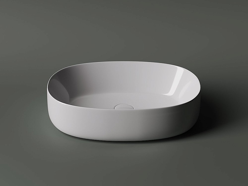 Раковина накладная Ceramica Nova Element CN5023 белая купить в интернет-магазине Sanbest