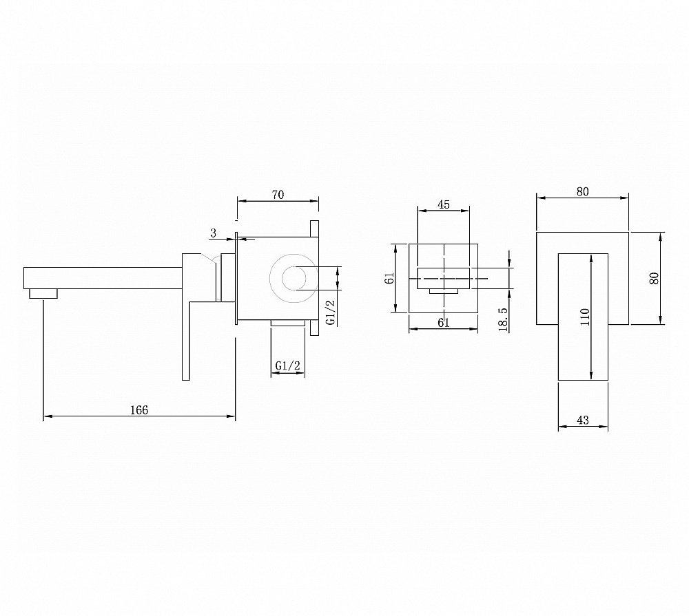 Смеситель для раковины ABBER Daheim AF8212W белый матовый купить в интернет-магазине сантехники Sanbest