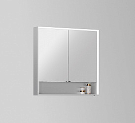 Зеркальный шкаф Esbano ESMS5508 80 белый купить в интернет-магазине сантехники Sanbest