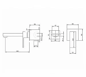 Смеситель для раковины ABBER Daheim AF8212W белый матовый купить в интернет-магазине сантехники Sanbest