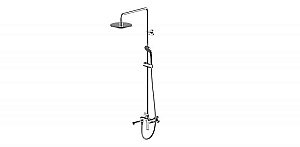 Душевая система Bravat OPAL F6125183CP-A6-RUS купить в интернет-магазине сантехники Sanbest