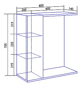 Зеркало со шкафом Loranto Дина 60 белый купить в интернет-магазине сантехники Sanbest