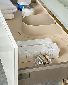 Консоль с раковиной Armadi Art LUCIDO 770-080-B 80 глянцевый черный для ванной в интернет-магазине сантехники Sanbest