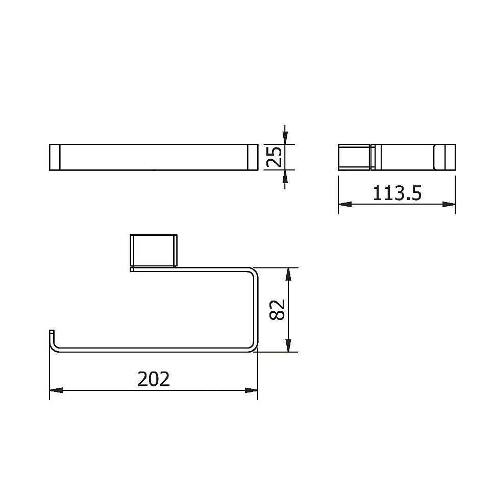 Полотенцедержатель Langberger Vico 11338A купить в интернет-магазине сантехники Sanbest