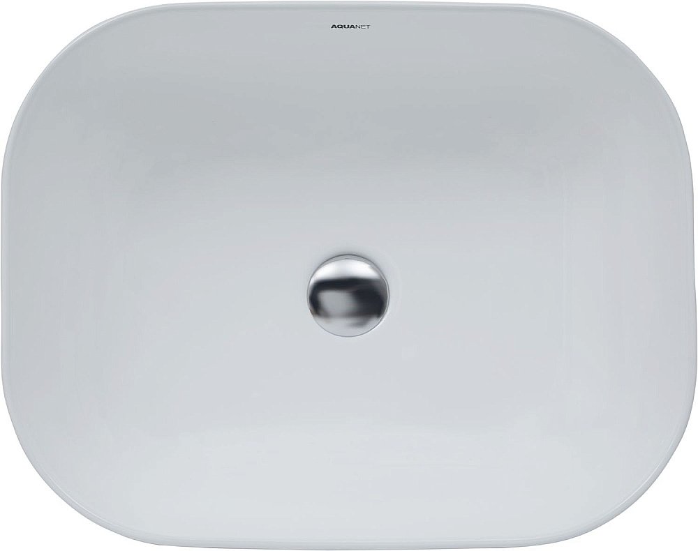 Раковина накладная Aquanet Lake-1 50 211286 белая купить в интернет-магазине Sanbest
