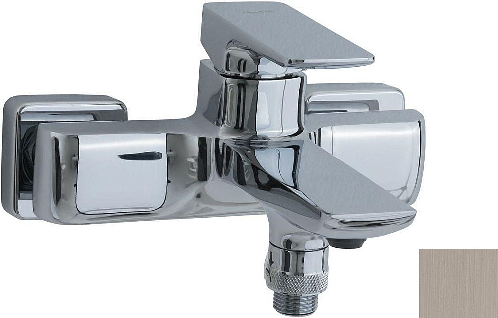 Смеситель для ванны Allen Brau Infinity 5.21006-BN никель брашированный купить в интернет-магазине сантехники Sanbest