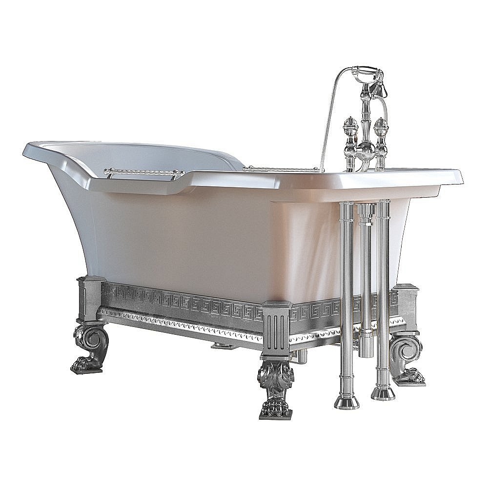 Ванна Migliore Impero Affusto 26343 180х87 белая,хром купить в интернет-магазине Sanbest