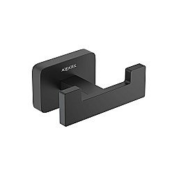 Крючок двойной Aquatek Либра AQ4302MB черный матовый купить в интернет-магазине сантехники Sanbest