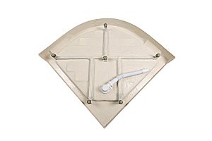 Душевая кабина DTO L 909  90х90 с гидромассажем купить в интернет-магазине Sanbest