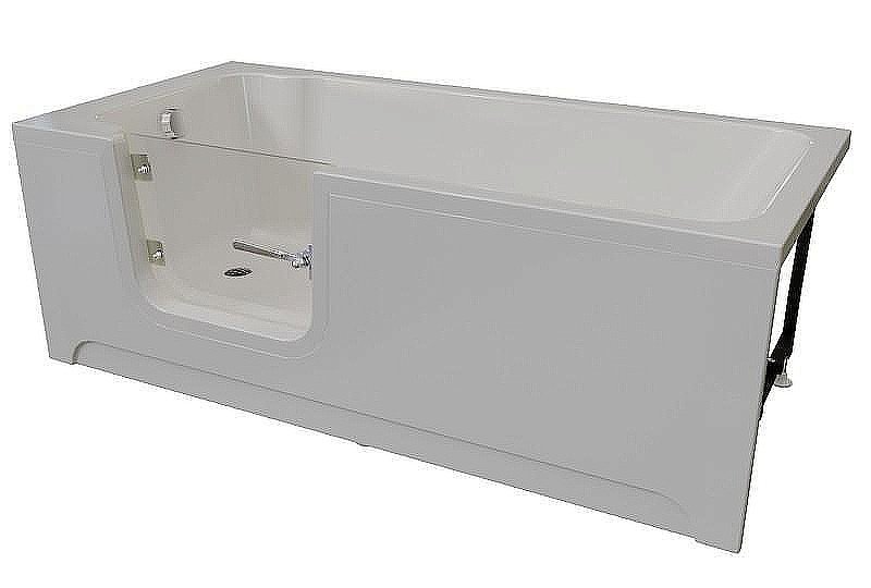 Ванна акриловая Радомир Грасс 2 168х80 белая с экраном купить в интернет-магазине Sanbest