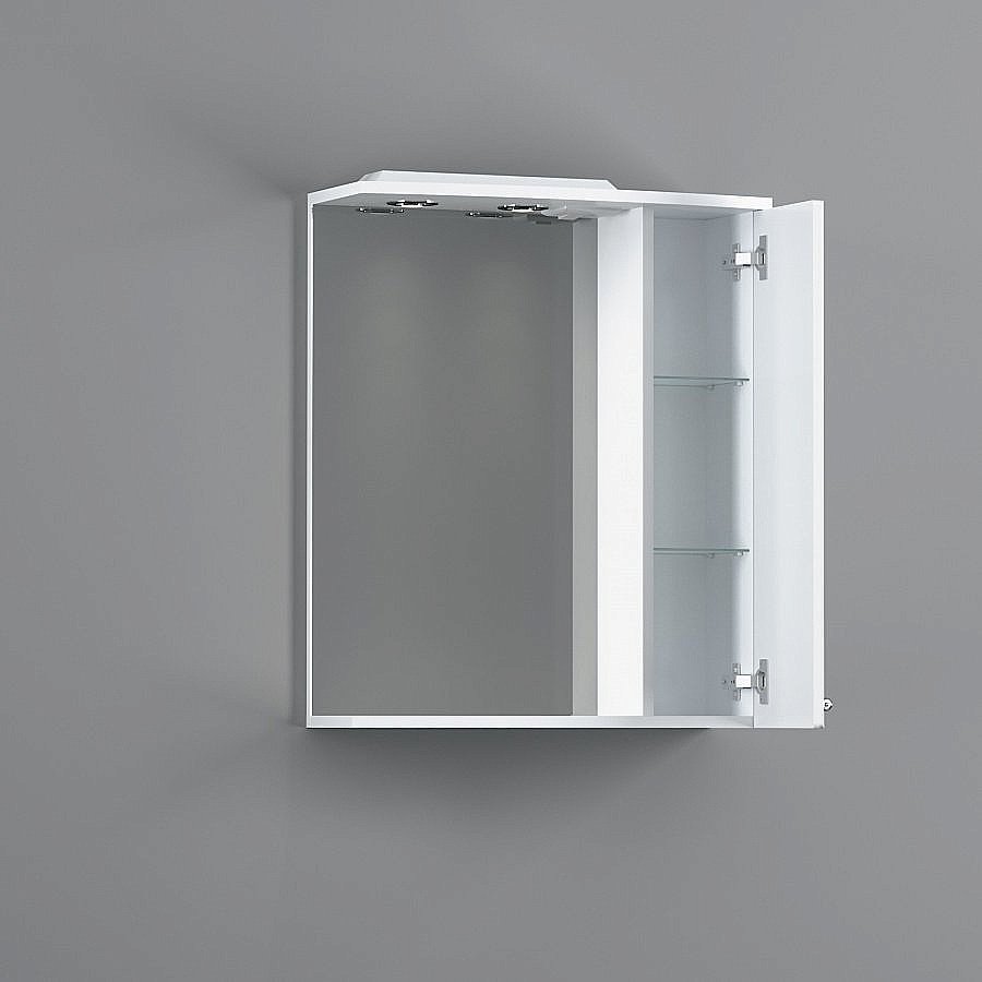 Зеркало со шкафом RedBlu by Damixa Palace One M41MPR0651WG в ванную от интернет-магазине сантехники Sanbest