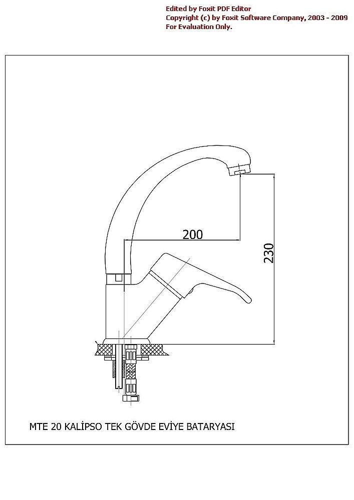 Смеситель для кухни GPD KALIPSO MTE20 купить в интернет-магазине сантехники Sanbest