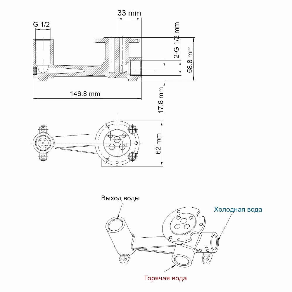 Смеситель для раковины WasserKRAFT Wiese 8430 оружейная сталь купить в интернет-магазине сантехники Sanbest