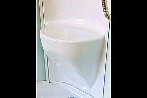 Душевая кабина Royal Bath RB90HK6-WT 90x90 профиль белый/стекло прозрачное купить в интернет-магазине Sanbest