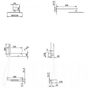 Душевая система Abber Rund AF8750G матовое золото купить в интернет-магазине сантехники Sanbest
