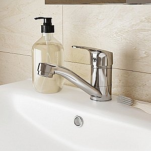 Смеситель для раковины Milardo Simp SIMSBR0M01 хром купить в интернет-магазине сантехники Sanbest