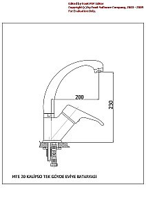 Смеситель для кухни GPD KALIPSO MTE20 купить в интернет-магазине сантехники Sanbest