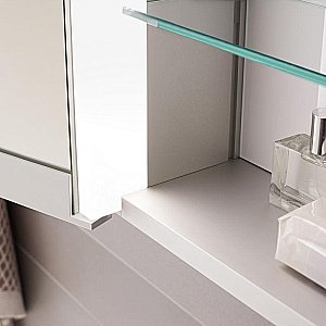 Зеркальный шкаф KEUCO Royal Match 12803171301 100 серебро/белое стекло купить в интернет-магазине сантехники Sanbest