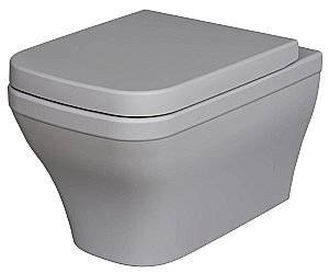 Унитаз подвесной Ambassador Benefit 203T20301R серый матовый купить в интернет-магазине Sanbest