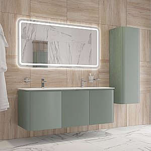 Зеркало с LED подстветкой Cezares STYLUS CZR-SPC-LED-TCH-WARM 150x70 в ванную от интернет-магазине сантехники Sanbest