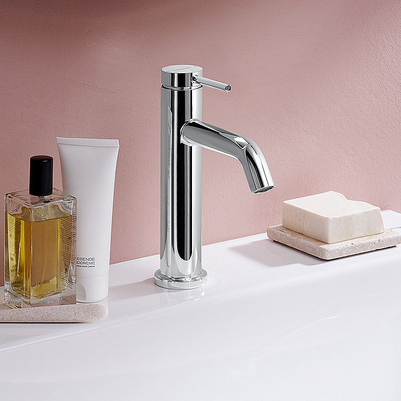 Смеситель для раковины Hansgrohe Tecturis S 73311000 хром купить в интернет-магазине сантехники Sanbest