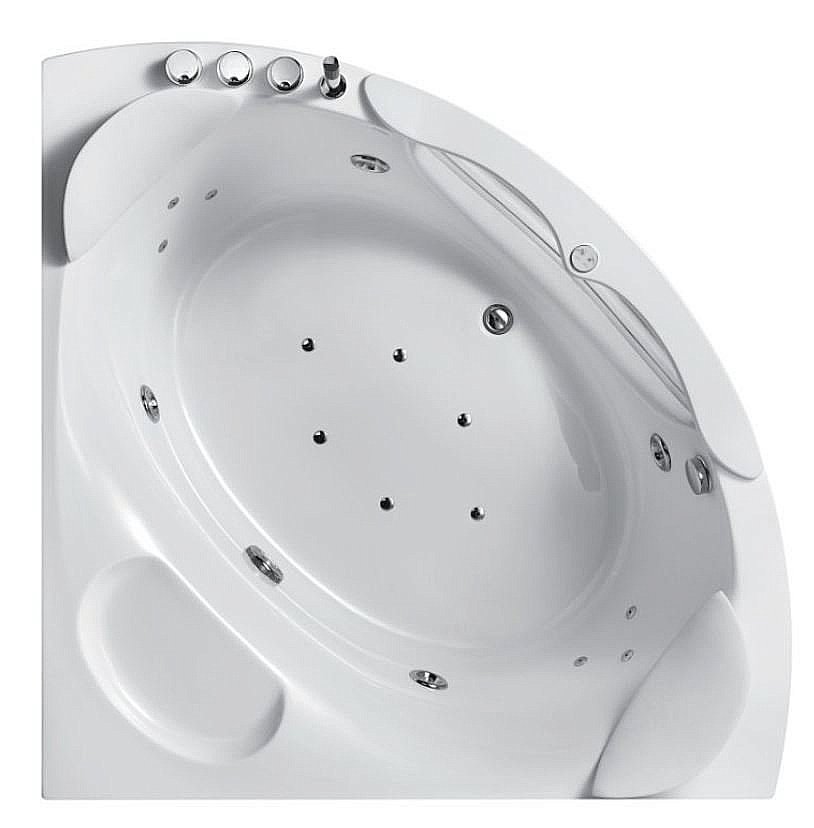 Ванна акриловая Orans BT-65103A 140х140 белая с гидромассажем купить в интернет-магазине Sanbest