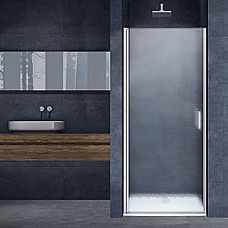 Душевая дверь Vincea Alpha VDP-3AL100MT 100 профиль хром/стекло текстурное купить в интернет-магазине Sanbest