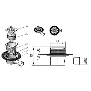 Инсталляция для унитаза Azario AZ-8010-1000 купить в интернет-магазине сантехники Sanbest