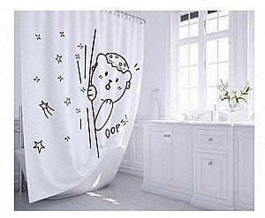 Текстильная шторка для ванной FIXSEN TEDDY FX-2505 купить в интернет-магазине сантехники Sanbest