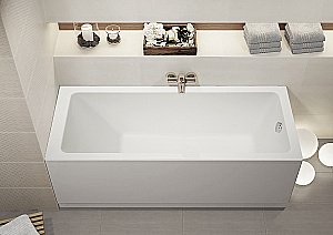 Ванна акриловая Loranto Novaro La CS00078488 170х70 каркас и фронтальная панель в комплекте, белый купить в интернет-магазине Sanbest