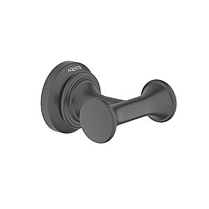 Крючок двойной Aquatek Классик AQ4502MB черный матовый купить в интернет-магазине сантехники Sanbest