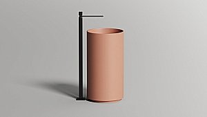 Раковина напольная Salini ARMONIA 01 130111SMF 45 из искусственного камня S-Stone, матовая, цвет по RAL полностью купить в интернет-магазине Sanbest