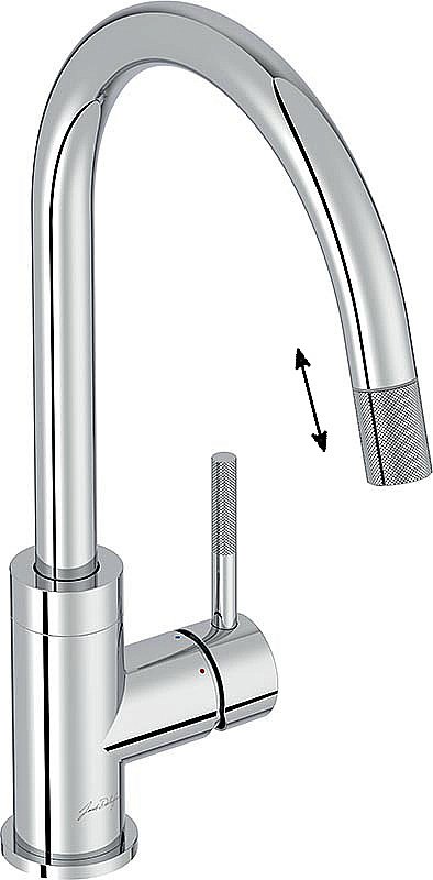 Смеситель для кухни Jacob Delafon EDGAR E23309-CP хром купить в интернет-магазине сантехники Sanbest