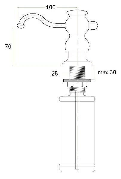 Диспенсер Zorg ZR-25 Белый купить в интернет-магазине сантехники Sanbest